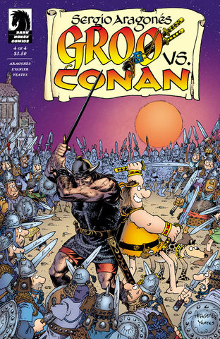 Groo vs. Conan #1-4 (2014) Complete