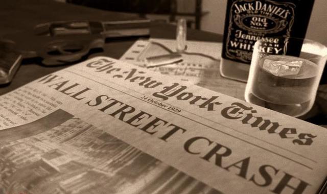 Portada del New York Times iniformando del crack de Wall Street de 1929