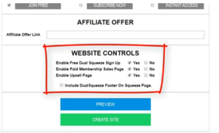 You can also integrate an additional income stream into every DUALSQUEEZE funnel