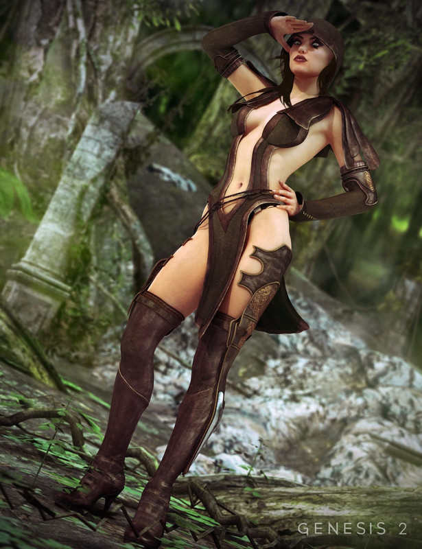 product page sherwood huntress outfit