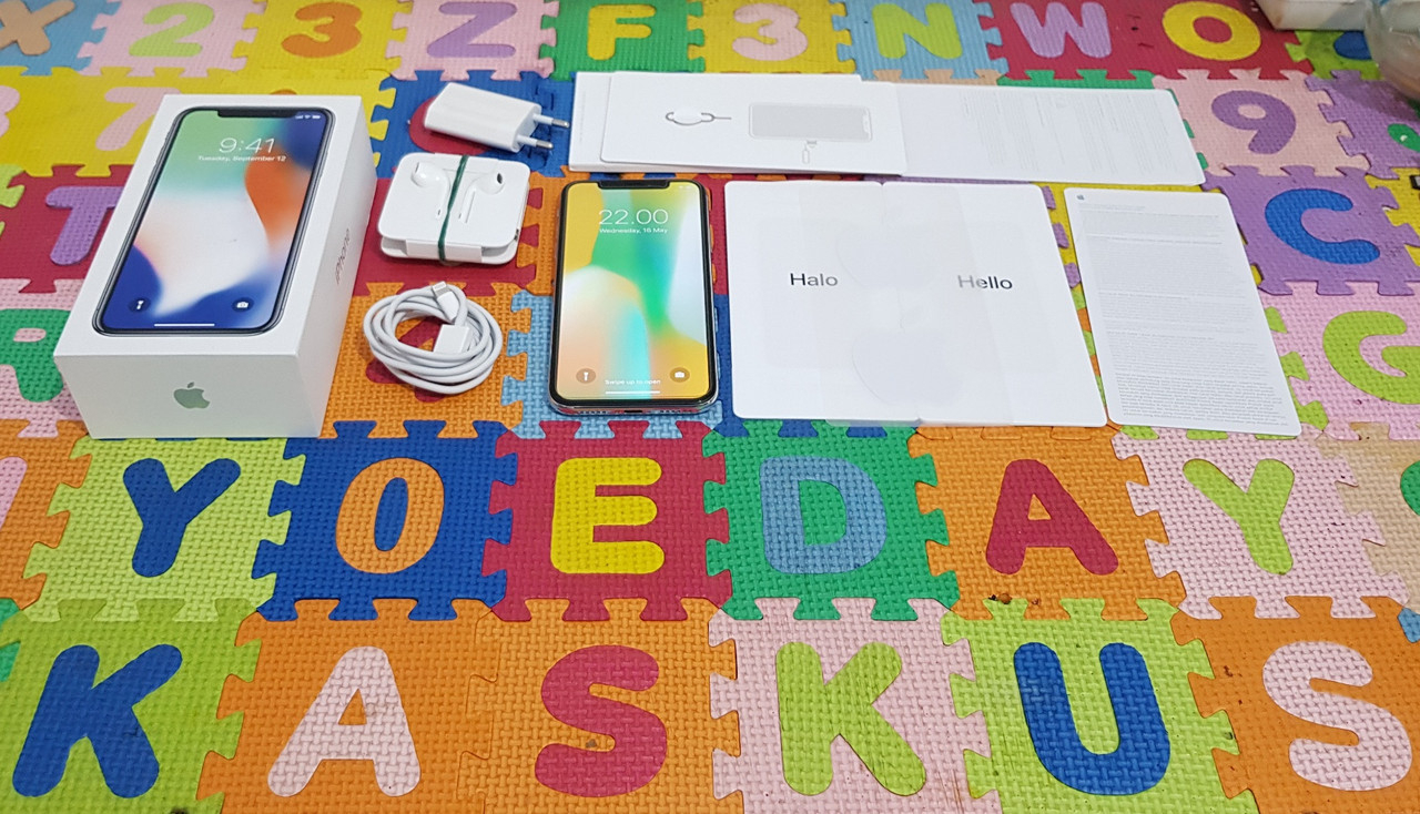 Sell Iphone X 64Gb Silver Grnsi Ibox Fullset Bisa tt