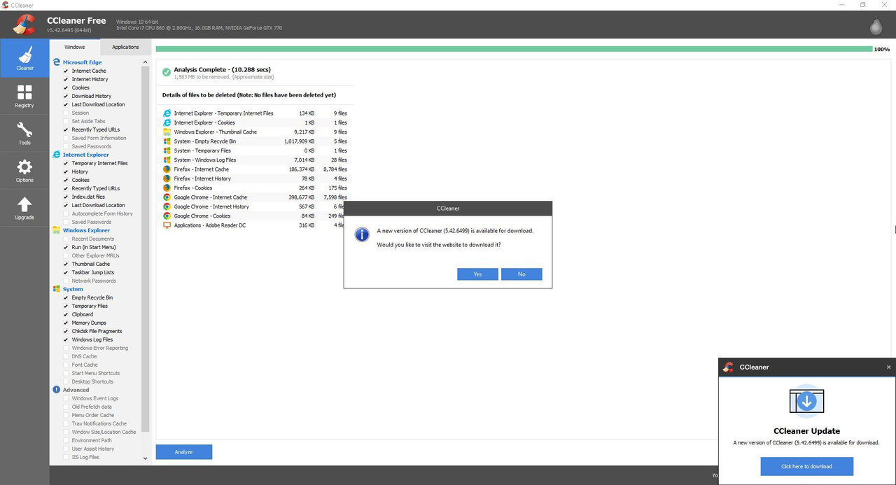 ccleaner update free download