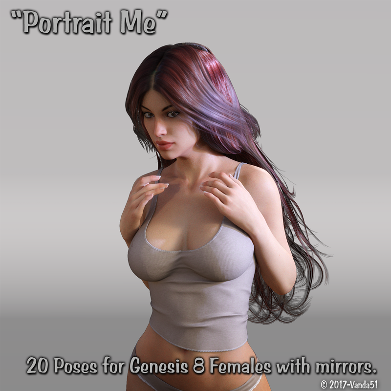 Portrait Me – Poses for Genesis 8 Females