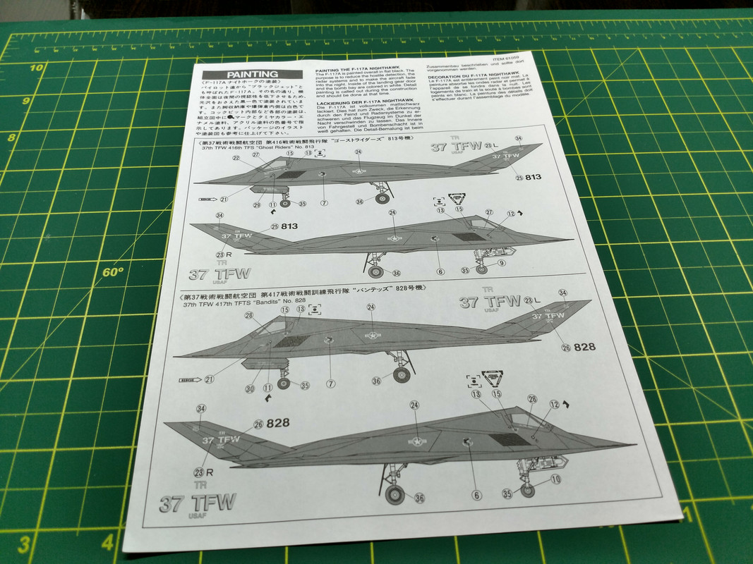 F 117a Nighthawk 1 48 Tamiya
