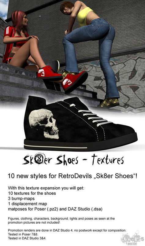 Sk8er Shoes Materials  Texture expansion