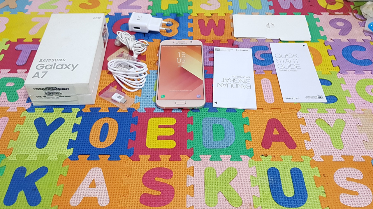 Sell Samsung Galaxy A7 2017 Rosegold Dualsim Sein Fullset bisa tt