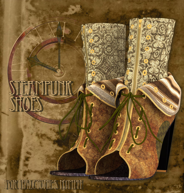 Steampunk Shoes by Tipol