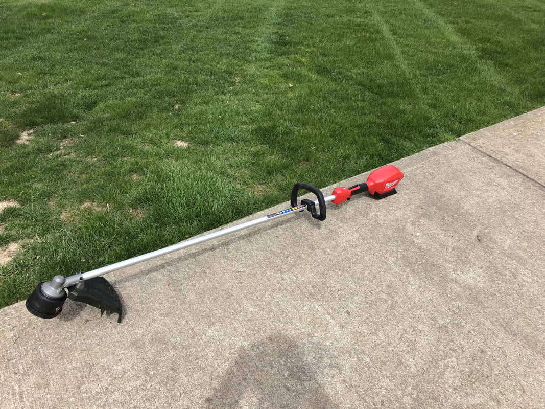 battery powered weed eater milwaukee